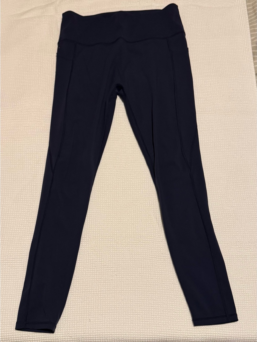 Deep Blue High-Waist Leggings